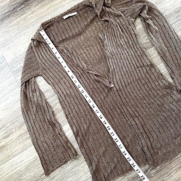 Gabriel S. Long brown cardigan - Picture 11 of 11